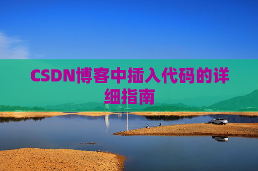 CSDN博客中插入代码的详细指南
